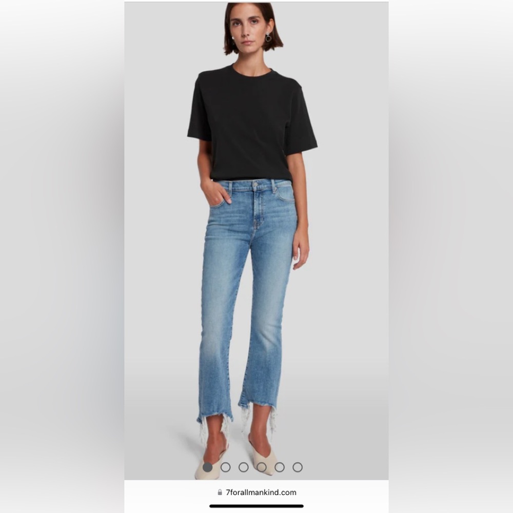 7 for All Mankind High Waist Slim Kick